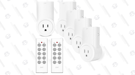 Etekcity Wireless Remote Control Electrical Outlet Switches - 5 pack | $21 | Amazon